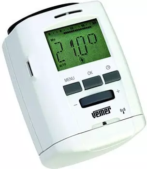 Vemer ThermoPro RF Wöchentlicher Chronothermostat, Weiß (VE741500)