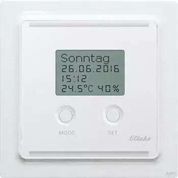 Eltako FUTH55ED Funk-Uhren-Thermo-Hygrostat 230V mit Display, anthrazit matt (30055802)