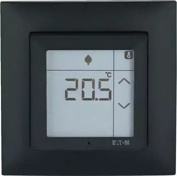 Eaton Raumcontroller Touch Bussystem-Raumtemperaturregler Tiefschwarz (CPAD-00/199)