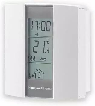 Honeywell T136 Programmierbarer Thermostat, Wei&szlig; (T136C110AEU)