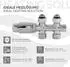 LuxeBath Multiblock Ventil-Armaturen Set Thermostat Chrom Durchgangsform (Multiblock)
