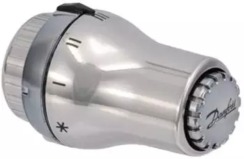 Danfoss RAS-D Thermostatkopf Integrierter F&uuml;hler, Chrom (013G5128)