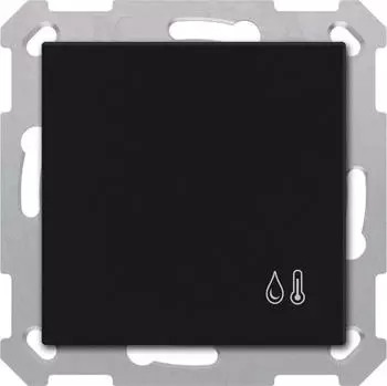 MDT Smart 55 KNX-Raumtemperatur-/Feuchtesensor, schwarz matt (SCN-TFS5506.01)