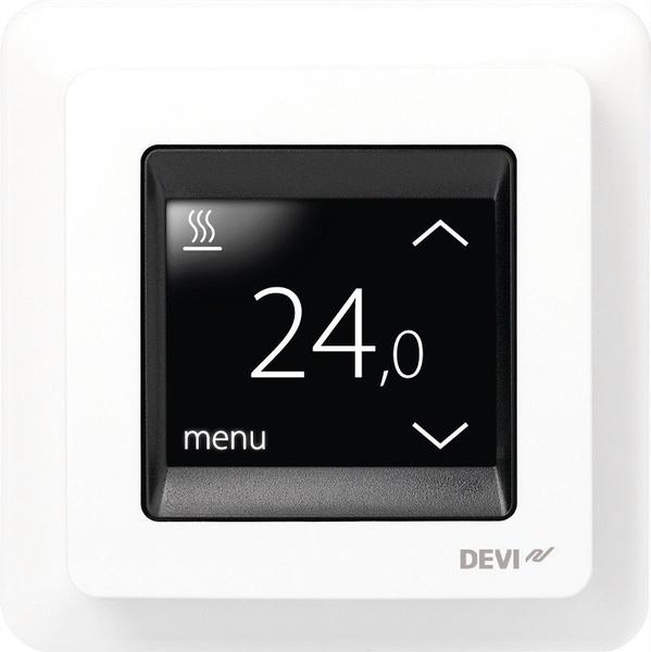 Devi devireg Touch Uhren-Thermostat, ohne Rahmen (140F1064)
