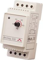 Devireg 330 -10 / +10 c din rail thermostat