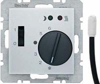 Berker 20341404 Fu&szlig;bodentemp m Z-St ReKno u 2 Ln B.1 Alu