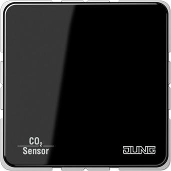 Jung CD RTR mit CO2/Luftfeuchte-Sensor KNX schwarz (CO2 A 2178 BF SW)