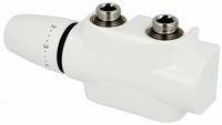Banyo - Heimeier Multilux 4 - Set 969027000 Wei&szlig; Ral 9016, Inkl. Thermostatkopf Dx
