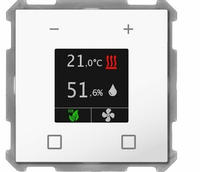 MDT SCN-RTR63S.01 Raumtemperaturregler Smart 63 Studiowei&szlig; gl&auml;nzend (SCN-RTR63S.01)