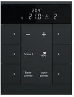 Busch Jaeger Sbs/u6.0.11-885 Hvac-slave-ger&auml;t 6fach Be Schwarz Matt