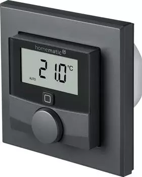 Homematic IP Smart Home Wandthermostat mit Schaltausgang HmIP-BWTH-A anthrazit