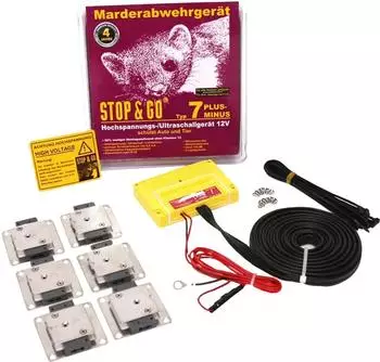 Stop & Go Ultraschall Marderabwehr 7 Plus-Minus