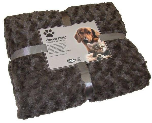 Nobby Hundedecke Fleece Plaid Super Soft braun S (70979-23)