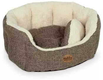 Nobby Hundebett oval Alba