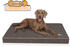 Knuffelwuff orthopädische Matte Palomino laser-gesteppt Kunstleder (14206)