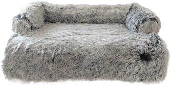 Nobby Sofamatte Nuru eckig grau 91x74x10cm (61769)