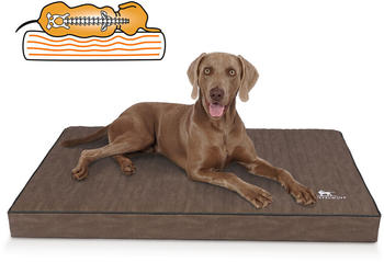 Knuffelwuff orthop&auml;dische Matte Palomino laser-gesteppt Kunstleder XXXL 135x90 braun (14206-020)