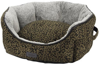 Nobby Komfort Bett oval Leo leopard braun Hund (61707)
