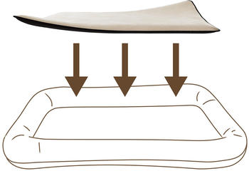 Knuffelwuff Einlage Teddy für Hundebett Globetrotter XL weiß (14315-002)