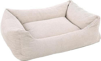 Flamingo Bett Velluto rechteckig beige 100x80x25cm (522946)