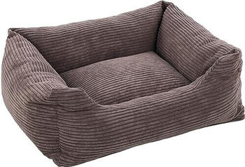 Flamingo Bett Velluto rechteckig braun 80x67x22cm (522935)