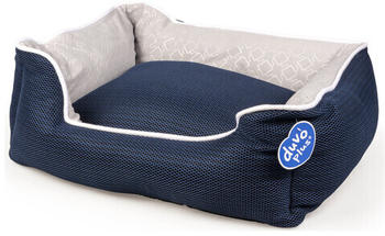 Duvo+ Bett rechteckig Airmesh blau/grau S (13169)