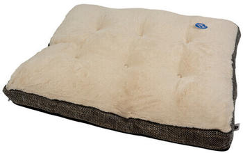 Duvo+ Kissen Fleece Ergo rechteckig grau/weiß M (13466)