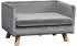 Pawhut Hundesofa Mit Holzbeinen grau (D04-159CG)