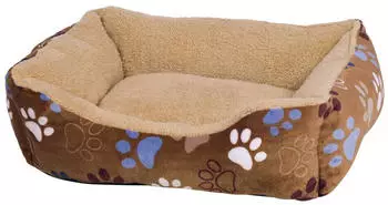 Nobby Komfortbett eckig Classic Lissi braun 80x70x22cm (61645)