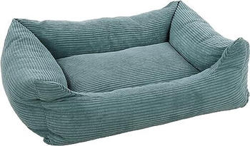 Flamingo Hundebett Velluto rechteckig blau 100x80x25cm (522941)