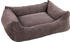100 x 80 x 25, braun: Flamingo Bett Velluto rechteckig
