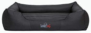 HobbyDog Comfort Hundebett 3XL 110x90x25cm schwarz