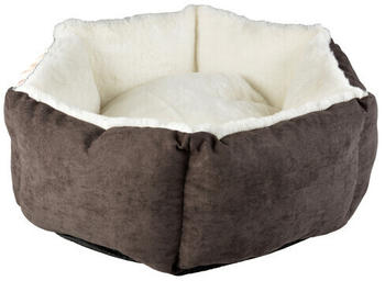 Duvo+ Hundekorb hexa Velvet Concrete grau/weiß XL (14094)