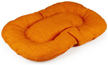 Duvo+ Kissen oval gesteppt Tangerine orange 50x35x6,5cm