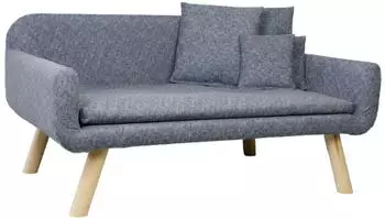 Silvio Design Cora Hundesofa grau