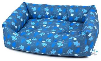 Duvo+ Die Schlümpfe Bett rechteckig 45x30x15cm blau
