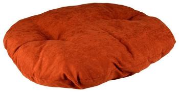 Duvo+ Kissen oval Velvet Copper rot/weiß M (14069)