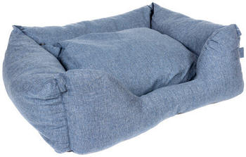 Duvo+ Bett Textura Eco rechteckig blau S
