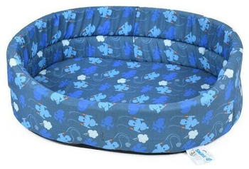 Duvo+ Die Schlümpfe Bett oval 40x25x13cm