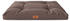 Knuffelwuff Hundekissen Gatsby aus Oxford-Gewebe 90x65cm braun