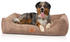 Knuffelwuff Olivia Hundebett aus Cord mit Handwebcharakter