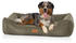 Knuffelwuff Olivia Hundebett aus Cord mit Handwebcharakter