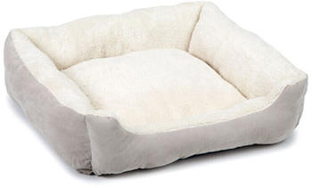 Beeztees Katzenbett Mogina Pl&uuml;sch grau 65x60x20cm (705123)