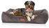 Knuffelwuff Olivia Hundebett aus Cord mit Handwebcharakter