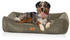 Knuffelwuff Hundebett Cord Handwebcharakter Olivia XL 105x75cm Khaki (14337-009)