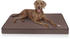 115 x 80, braun: Knuffelwuff Orthopädische Matte Nantucket Velours (14209)