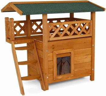 Lionto Katzenhaus Lodge braun (CH10810)