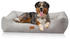 Knuffelwuff Olivia Hundebett aus Cord mit Handwebcharakter