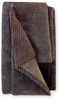 4L Textil Bezug f&uuml;r Kuschelige Hundebetten Teo braun 80x60cm