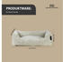 Rohrschneider Hundebett Cordstoff breit 55x42cm beige